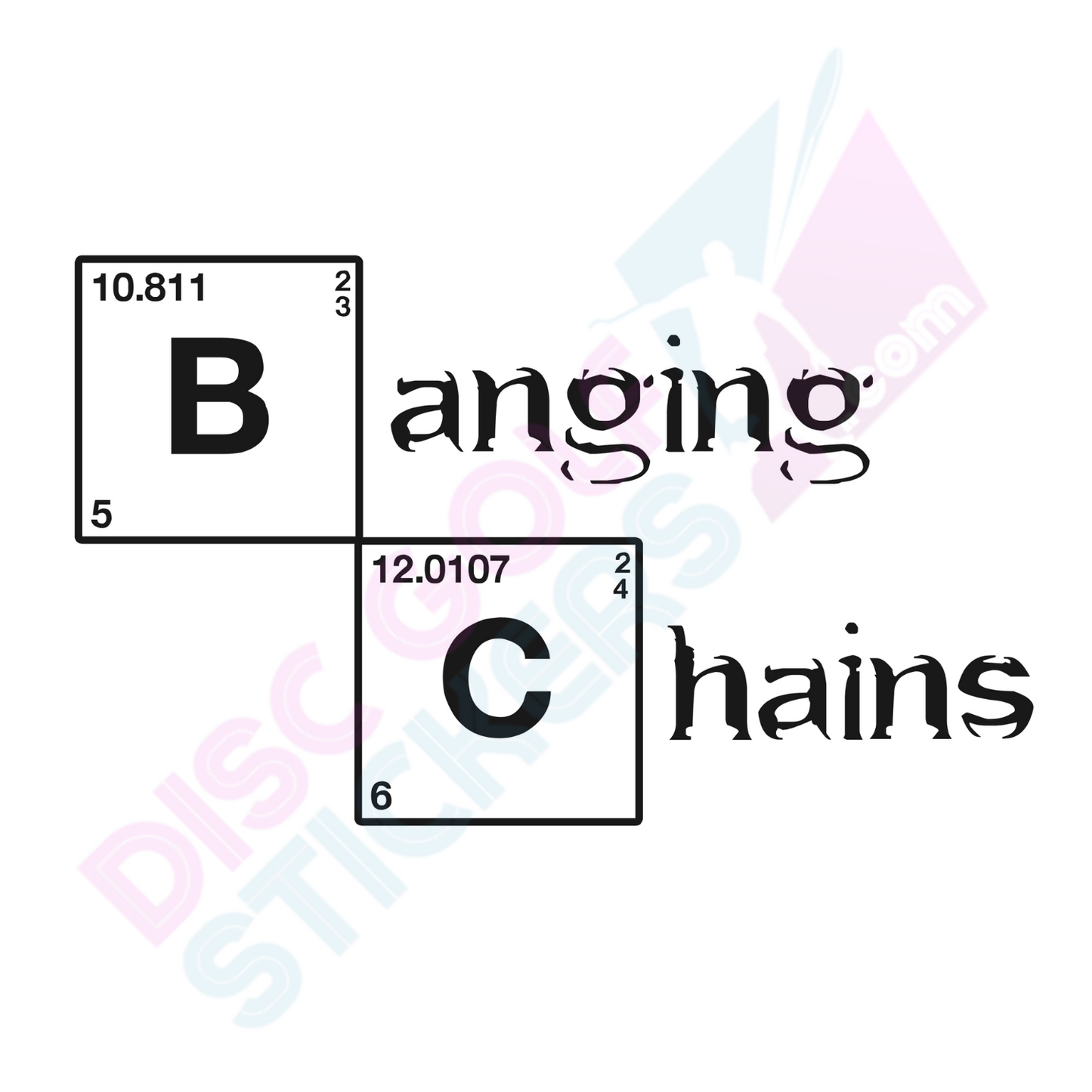 Breaking Chains Disc Golf Sticker