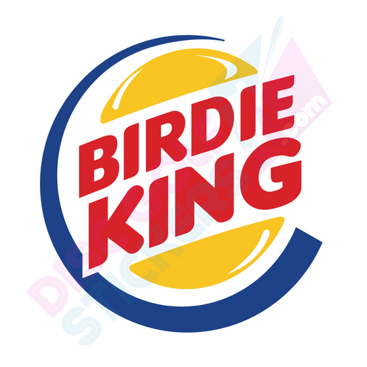 Birdie King Disc Golf Sticker