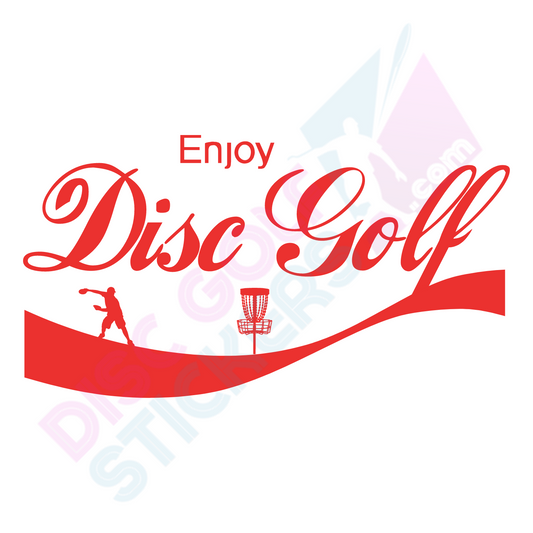 Enjoy Disc Golf Sticker